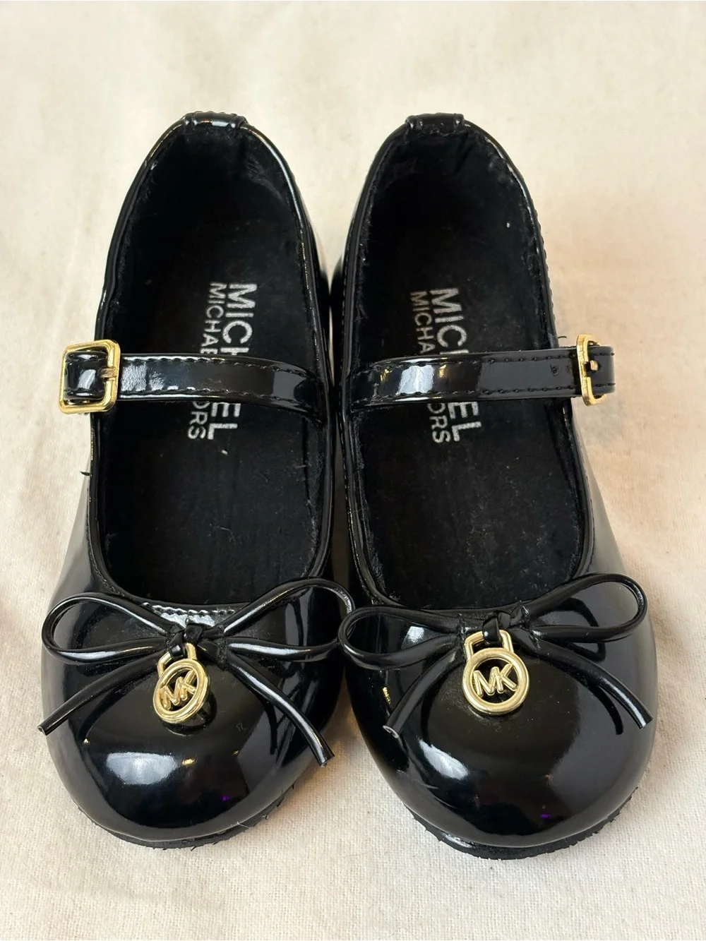 MICHAEL Michael Kors Toddler Girls' Black Patent Mary Jane size 8 Designer